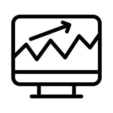 Vektör kabartma düz simgesini arttır