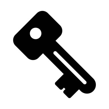 vektör düz simgesini kilitle