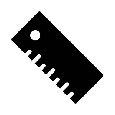 Vektör glyph düz simgesini ölç