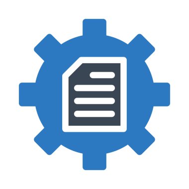 Yönetici vektör renk simgesi