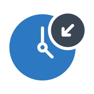 zamanlama vektör renk simgesi