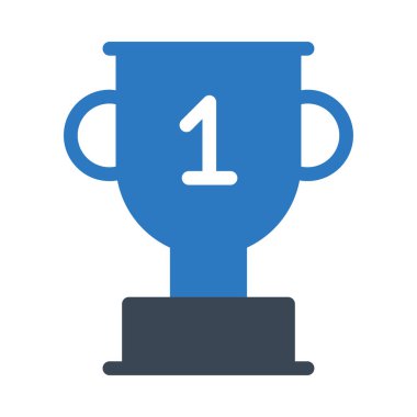 Başarı vektörü renk simgesi