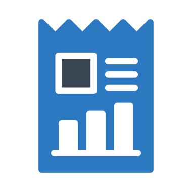 rapor vektör renk simgesi