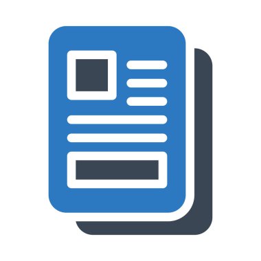 CV vektör renk simgesi