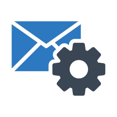 ileti vektör renk simgesi