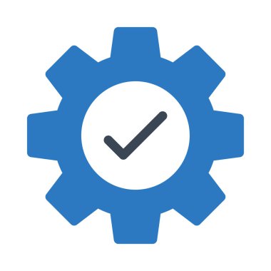 tamamlanmış vektör renk simgesi