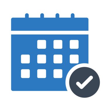 tarih vektör renk simgesi