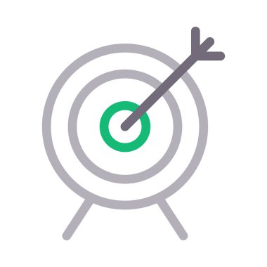 odak vektör renk çizgisi simgesi