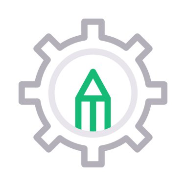 yaratıcı vektör renk çizgisi simgesi