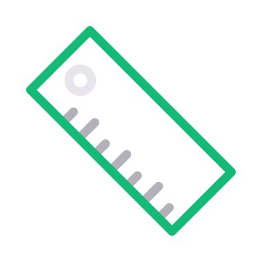 vektör renk çizgisi simgesini ölç