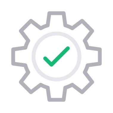 tamamlanmış vektör renk çizgisi simgesi