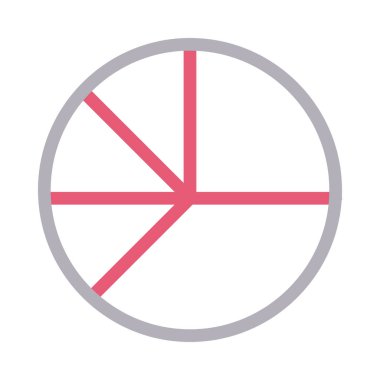 grafik vektör renk çizgisi simgesi