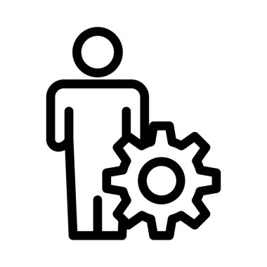 pazarlama vektörü ince çizgi simgesi