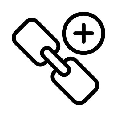 Adres vektörü ince çizgi simgesi