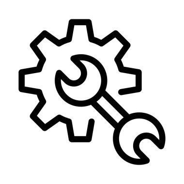 SEO vektör ince çizgi simgesi