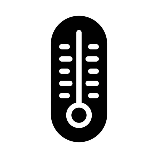 Measure Vector Glyph Flat Icon — Stock Vector