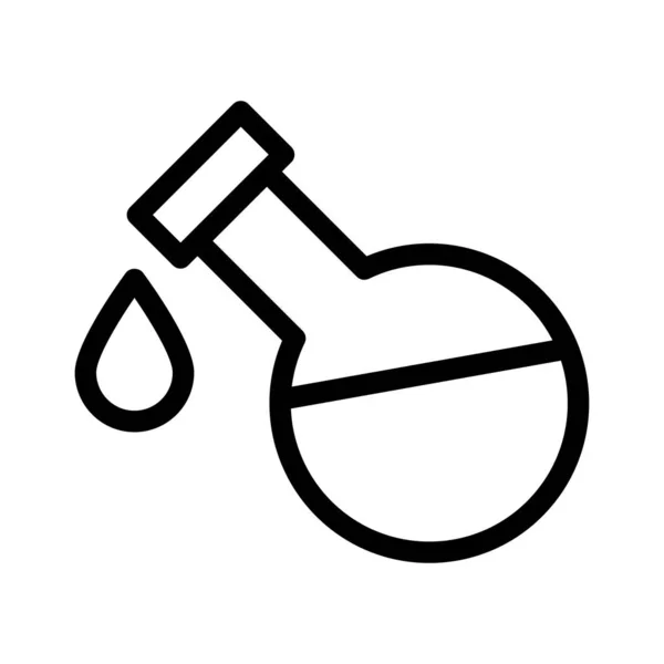 Ikona Wektora Laboratoryjnego Cienkiej Linii — Wektor stockowy