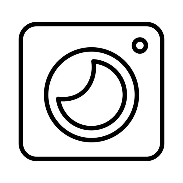 Photography Vector Thin Line Icon — Stock Vector