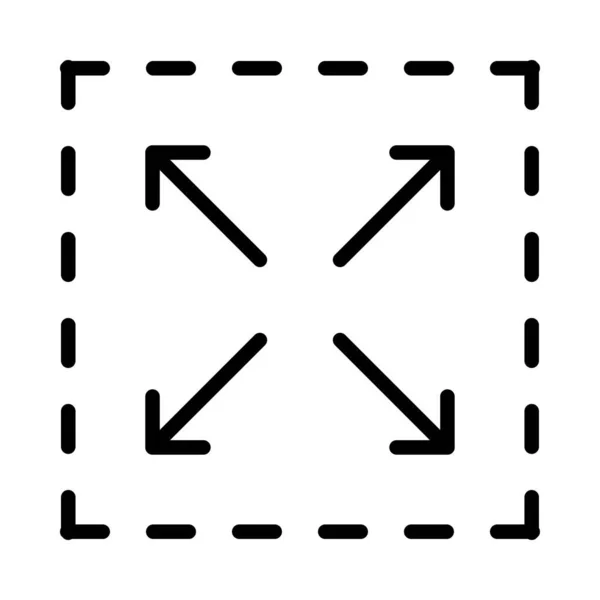 Vollbild Vektor Glyphen Flachbild Symbol — Stockvektor