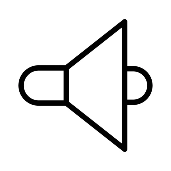 Sound Vektor Thin Line Symbol — Stockvektor