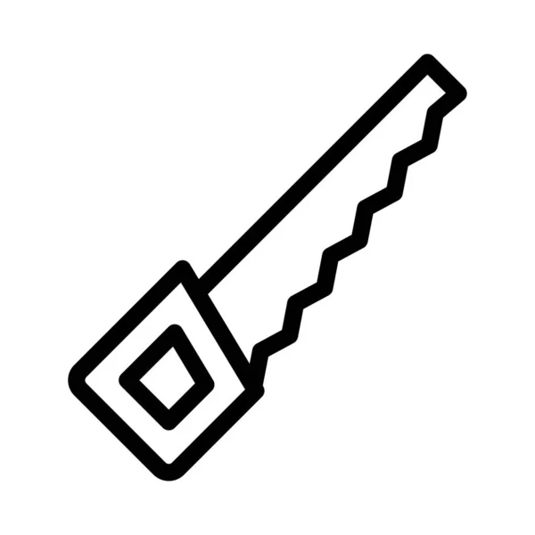 Blade Vector Thin Line Icon — Stock Vector