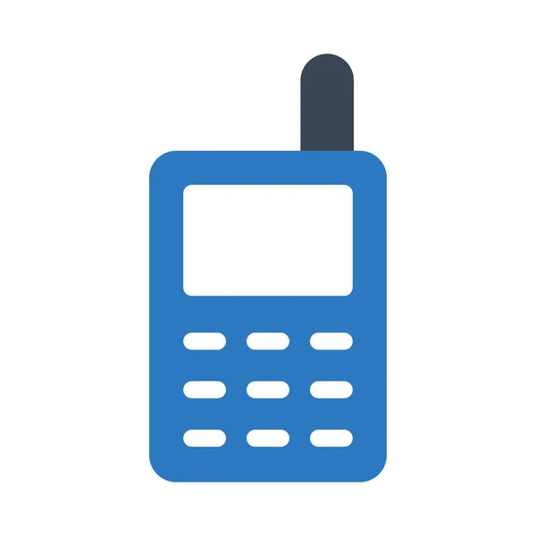 Telefoon Vector Glyph Kleur Pictogram — Stockvector