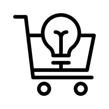 yaratıcı vektör ince çizgi simgesi