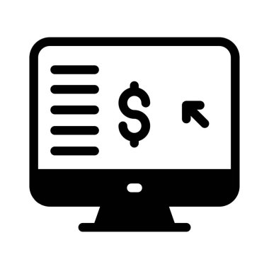 çevrimiçi vektör düz simgesi