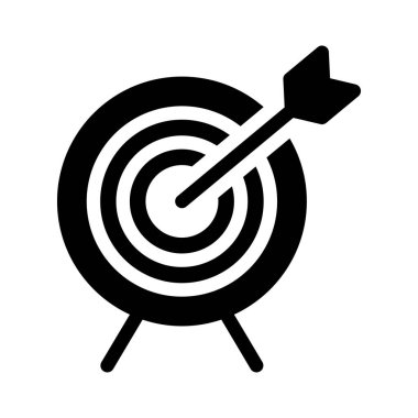 hedef vektör düz simge