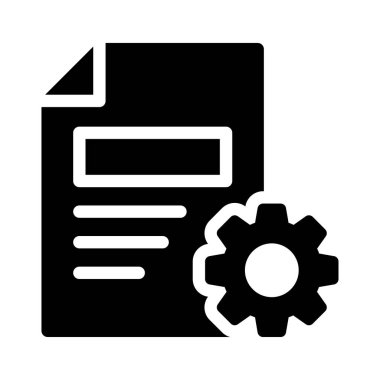 vektör glifini düz simge olarak ayarla