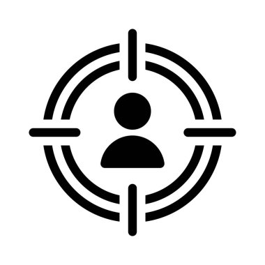 izleyici vektörü düz simge