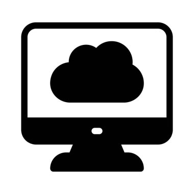 İnternet vektör simgesi düz simgesi