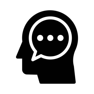 Düz vektör simgesini düşün