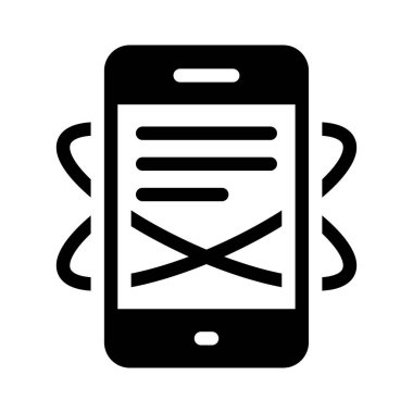 telefon vektörü simgesi düz simgesi