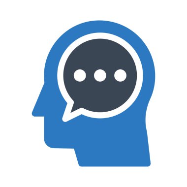 Vektör renk simgesini düşün