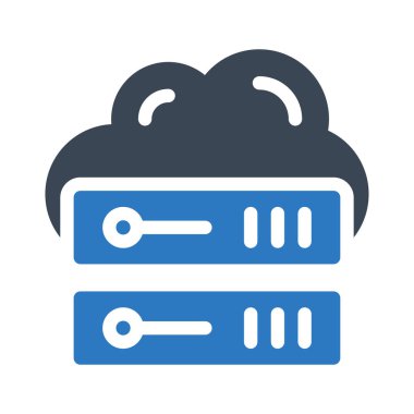 veritabanı vektör renk simgesi