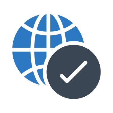 Web vektörü renk simgesi