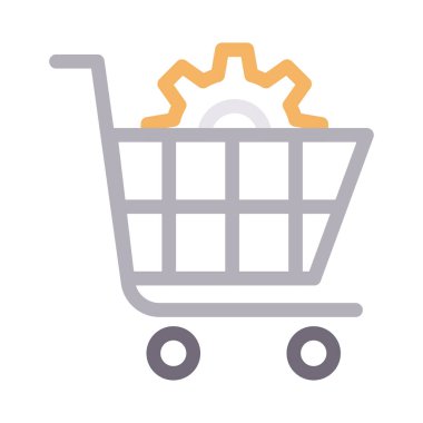 Seo vektör renk çizgisi simgesi