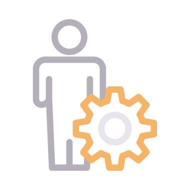 pazarlama vektörü renk çizgisi simgesi