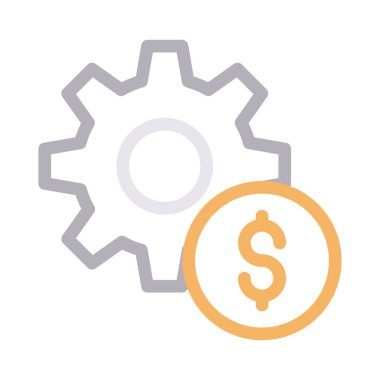 Seo vektör renk çizgisi simgesi