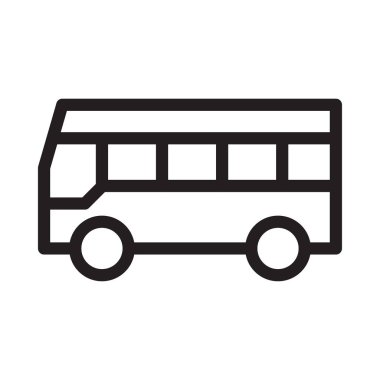 otomobil vektörü ince çizgi simgesi