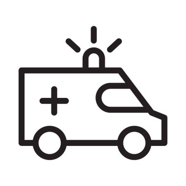 acil vektör ince çizgi simgesi