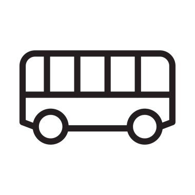 otomobil vektörü ince çizgi simgesi