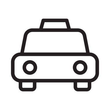 kabin vektörü ince çizgi simgesi