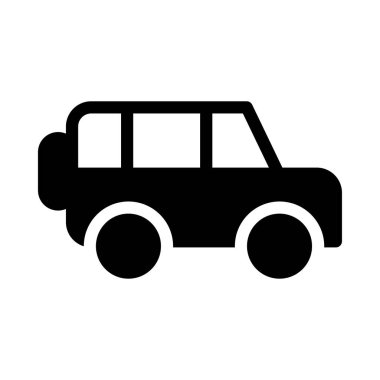 araç vektör düz simgesi