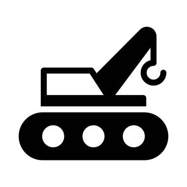 lifter vektör kabartma düz simgesi