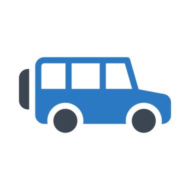 araba vektör renk simgesi