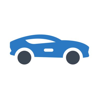 araç vektör renk simgesi