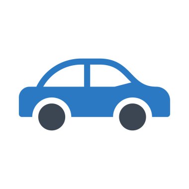 araç vektör renk simgesi