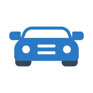 araç vektör renk simgesi